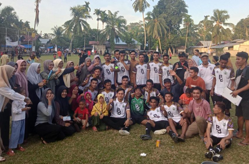  Persebar Blang Baro ke Perempat Final Alue Raya Cup di Nagan Raya