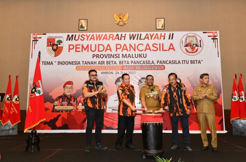  Musyawarah Wilayah II Pemuda Pancasila Provinsi Maluku, Ketua MPR RI Bamsoet Ajak Bangun Narasi Kebangsaan