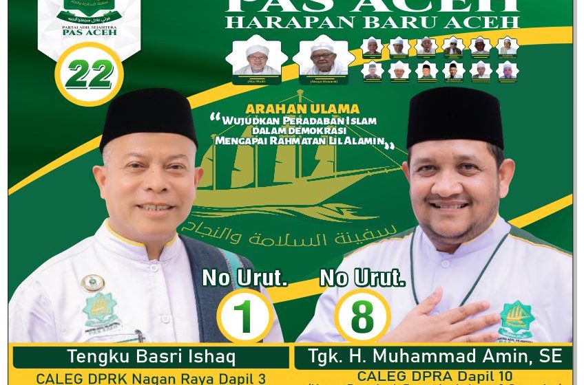  Ulama di Kuala Raya Tgk Basri Ishaq dan Pengusaha Tgk H Muhammad Amin Siap Hibahkan Diri ke Perlemen