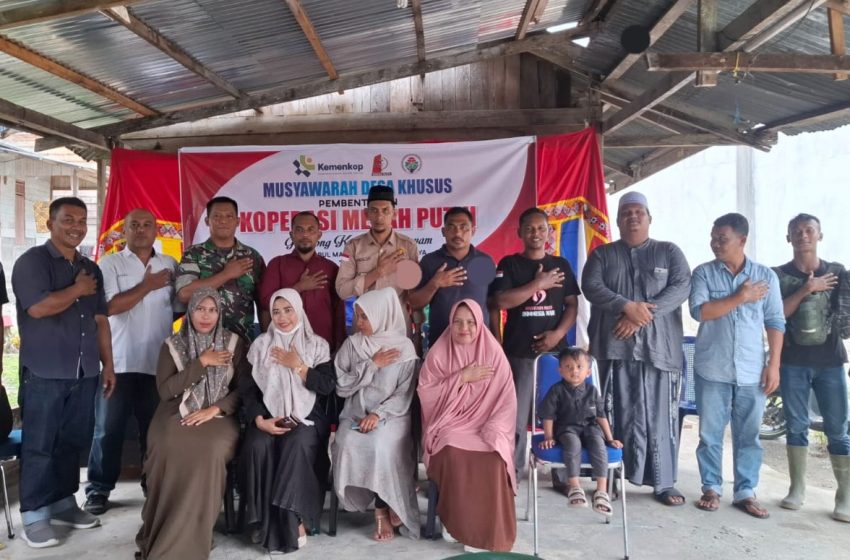  Koperasi Desa Merah Putih Gampong Krueng Seumayam Terbentuk, Ini Struktur Pengurus