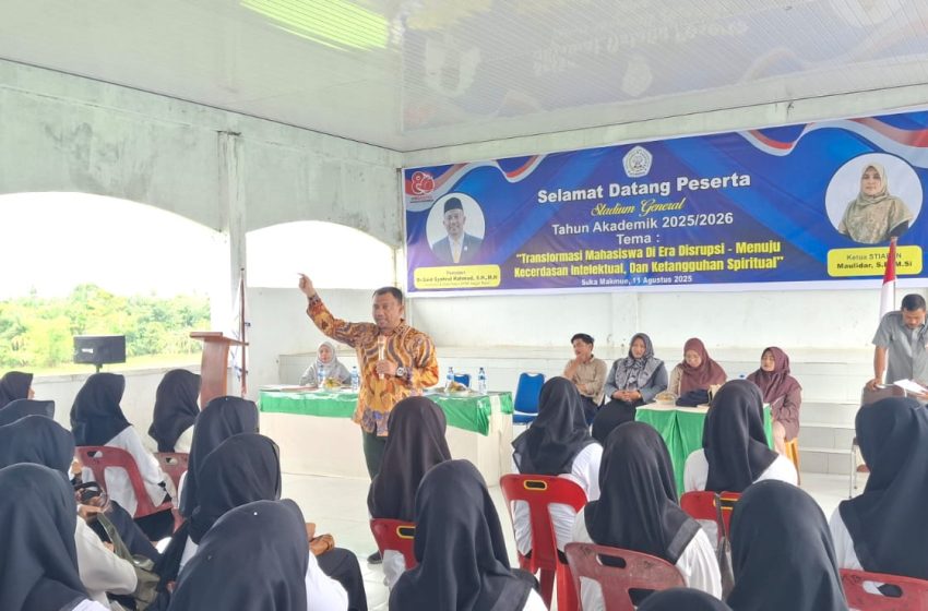  Ratusan Mahasiswa STIAPEN Ikuti Stadium General Wakil Ketua DPRK Nagan Raya Said Syahrul Rahmad