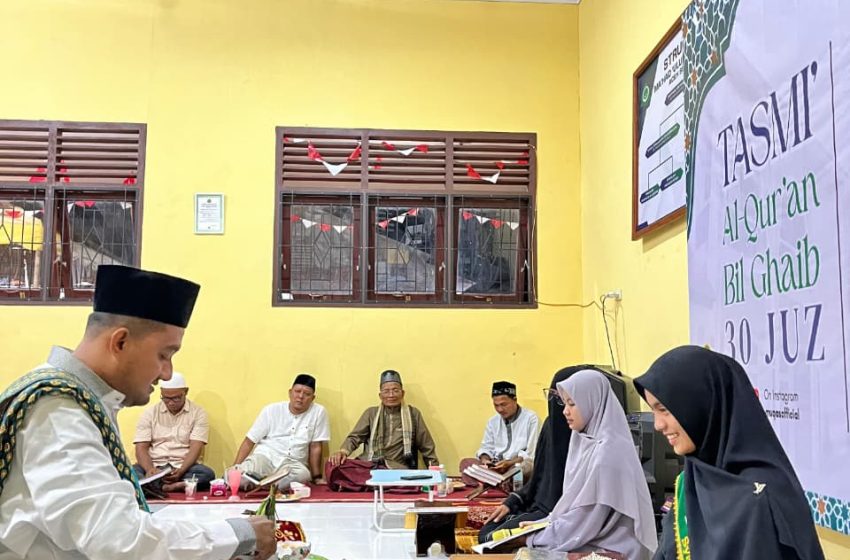  Tingkatkan Kualitas Hafalan Santri, MUQ Aceh Selatan Gelar Tasmi’ 30 Bil Ghoib Perdana