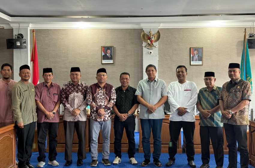 Terkait Raqan Aceh Prolega Prioritas Tahun 2025, DPRK Nagan Raya Terima Kunjungan Anggota DPR Aceh