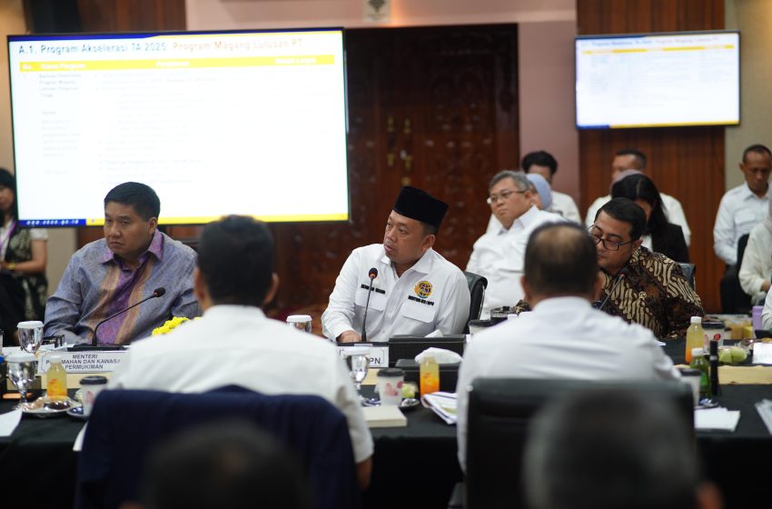  Percepat Perizinan Berusaha, Menteri Nusron Usulkan Akselerasi Digitalisasi 300 RDTR di 2026