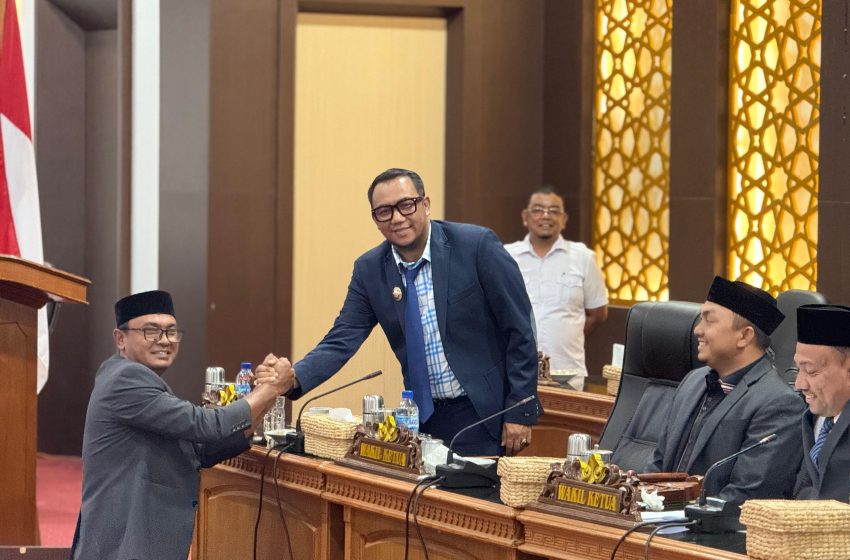  Wakil Bupati Nagan Raya Hadiri Rapat Paripurna DPRK Terkait RPJP 2025–2045