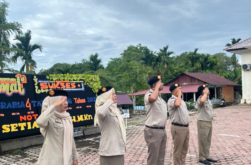  Kantor Pertanahan Kabupaten Nagan Raya Gelar Upacara Peringatan Hari Lahir UUPA ke-65