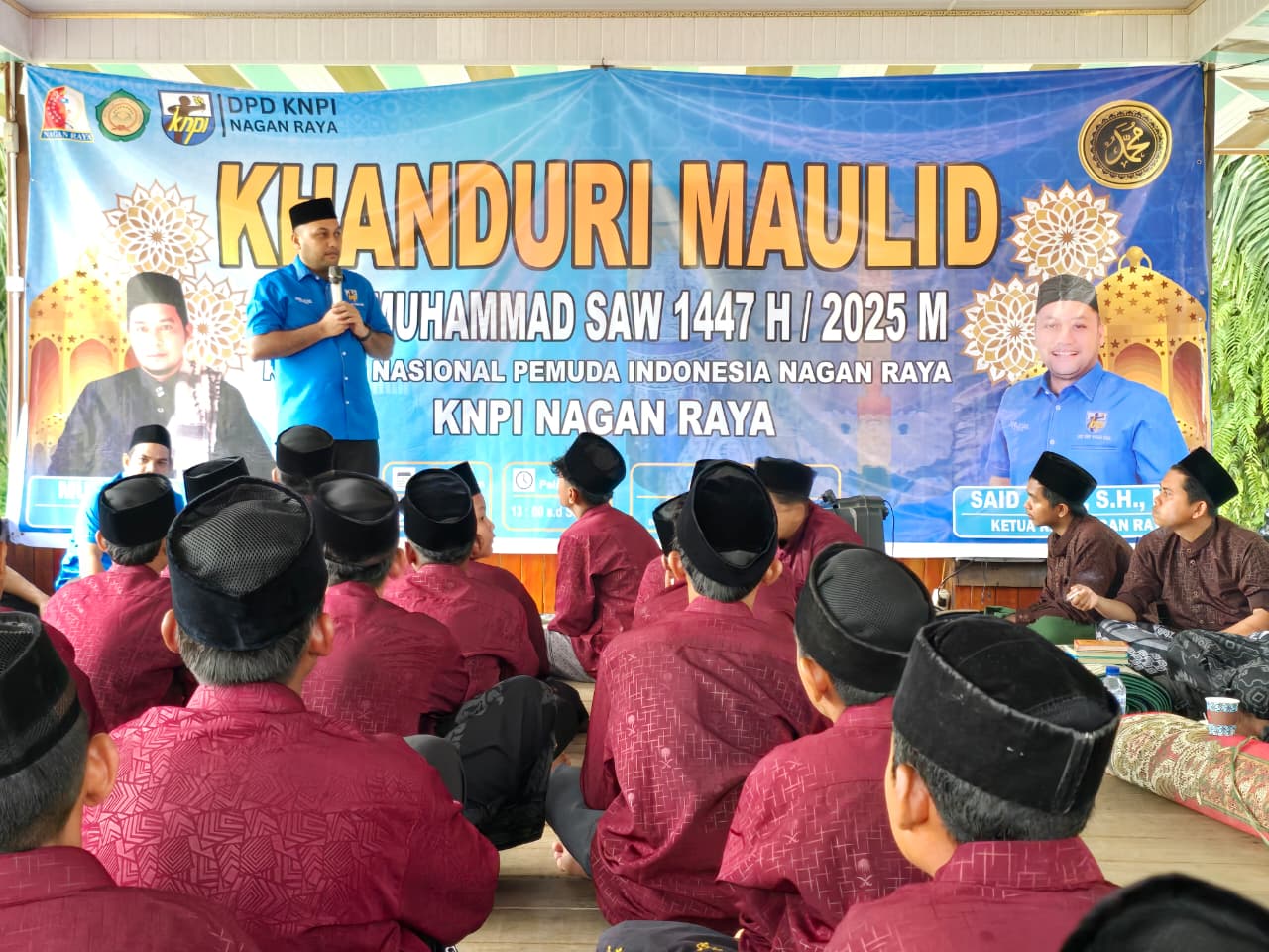 Sinergi Pemuda dan Santri, KNPI Nagan Raya Gelar Khanduri Maulid di Pesantren Istiqamatuddin Hayatus Surur