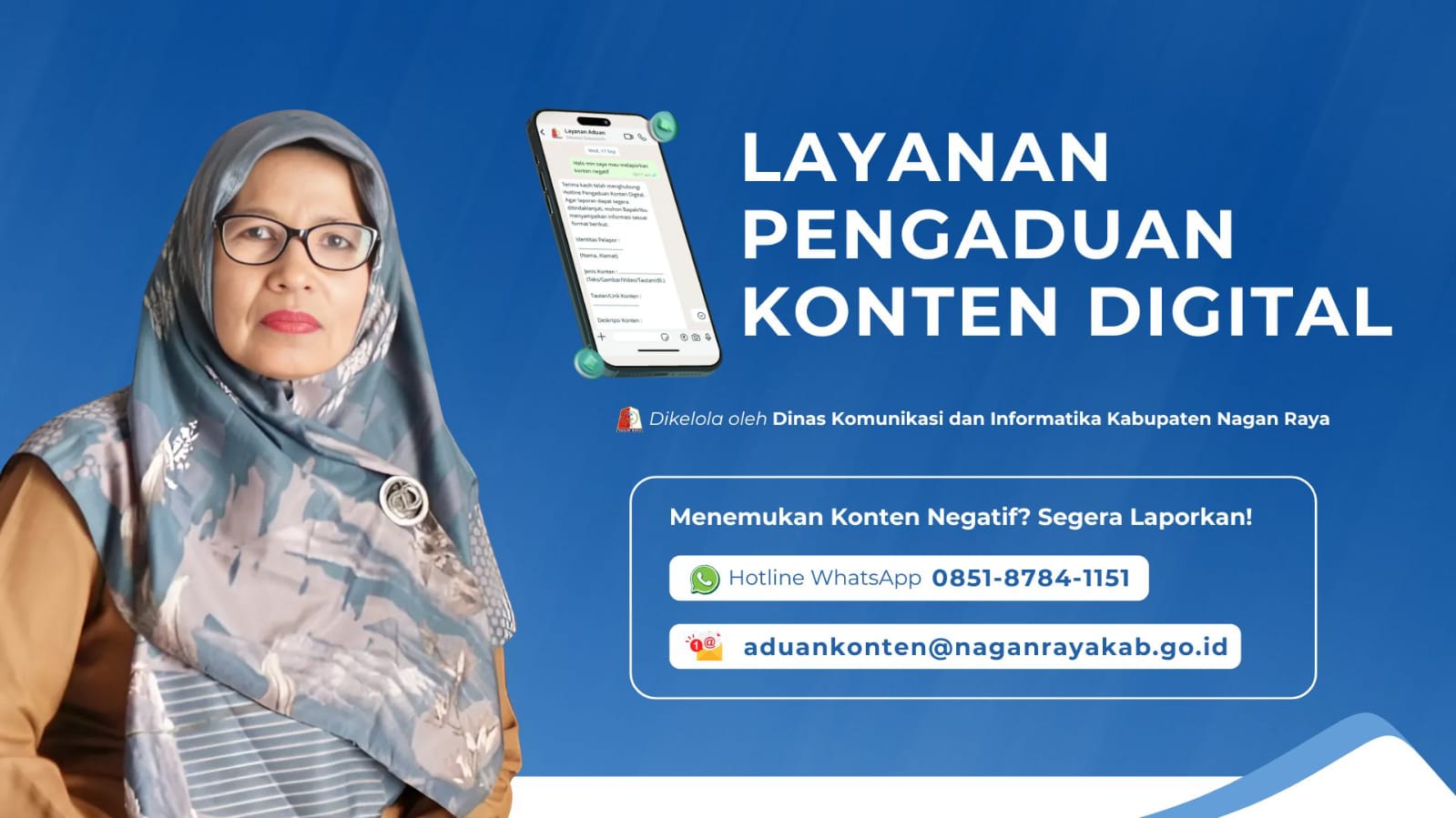 Diskominfo Nagan Raya Luncurkan Layanan Pengaduan Konten Digital melalui WhatsApp dan Email