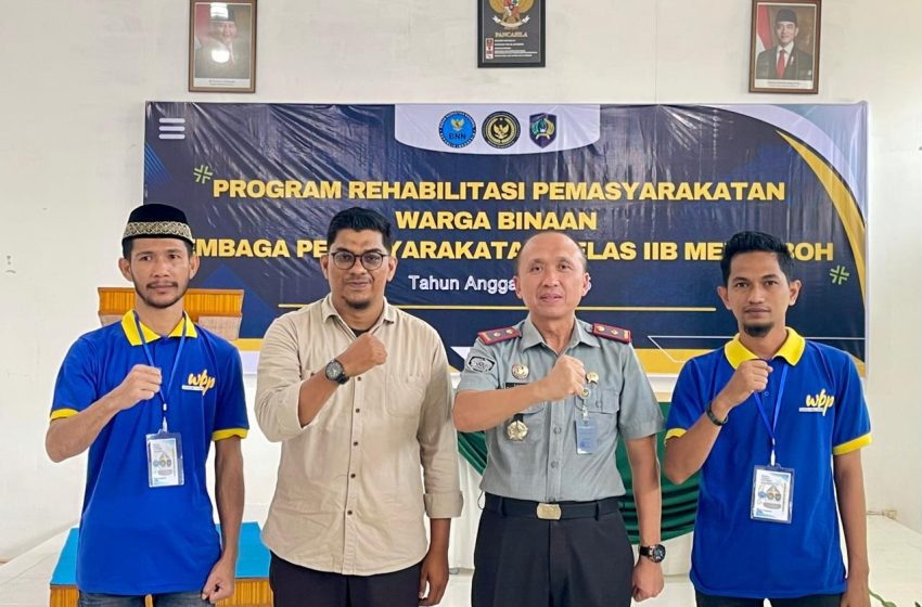  Buka Program Rehabilitasi Pemasyarakatan 2025, Kalapas Meulaboh Harapkan Peserta Jadi Agen Perubahan