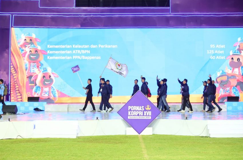  PORNAS XVII KORPRI Resmi Dibuka, Kementerian ATR/BPN Siap Perebutkan Juara di 7 Cabang Olahraga