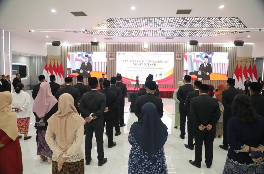  Lantik 804 Pejabat, Menteri Nusron: Pelantikan Berkala Cerminkan Organisasi yang Sehat