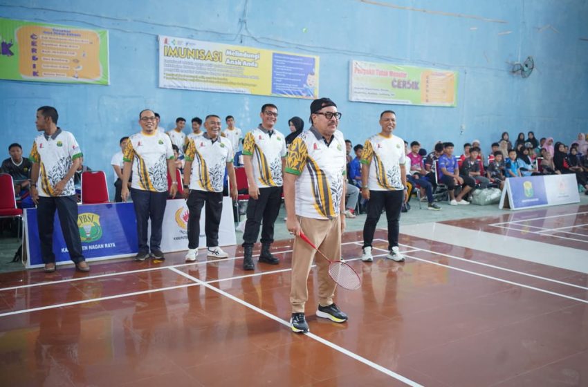  Semarak Piala Bupati Nagan Raya, 134 Atlet Muda Unjuk Bakat di Lapangan Bulu Tangkis