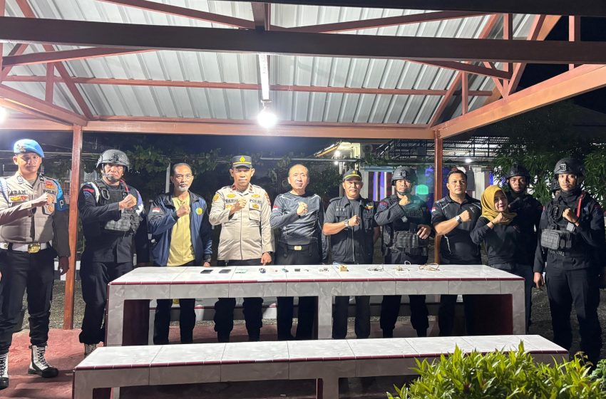 Komitmen Berantas Narkoba, Lapas Meulaboh Gandeng Brimob Batalyon C Pelopor Razia Blok Hunian