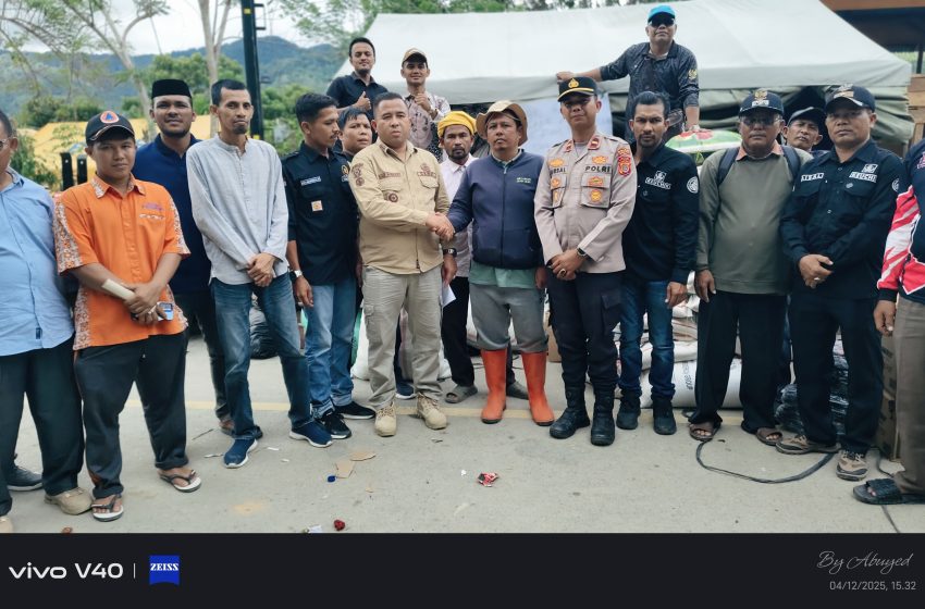  Forkopimcam Seunagan Timur Salurkan Bantuan Sosial ke Beutong Ateuh Banggalang