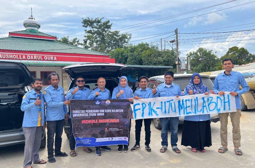  FPIK Universitas Teuku Umar Peduli Bencana, Salurkan Bantuan Kemanusiaan ke Aceh Tamiang