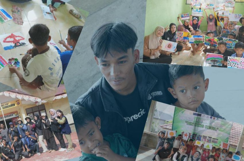  Psikososial Bintang Kecil Kolaboratif Sukses; Oka Yulia: Fokus Kami Pada Anak-anak Terdampak Bencana