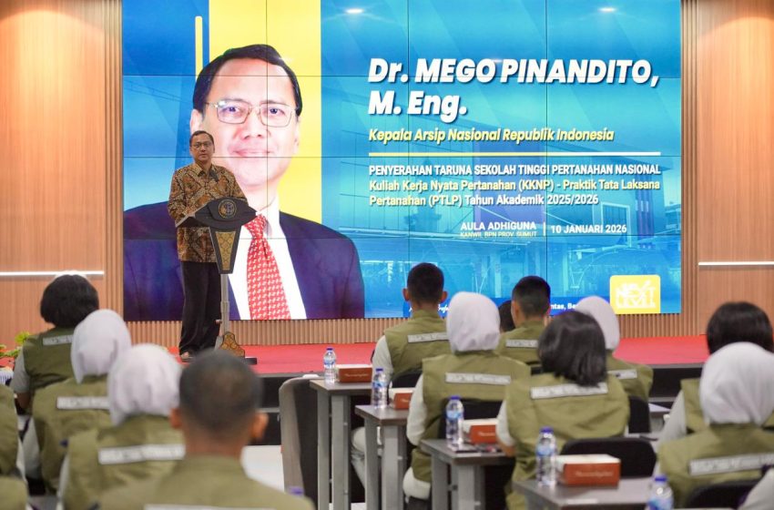  Kepala ANRI Apresiasi Langkah ATR/BPN Libatkan Taruna/i STPN Percepat Restorasi Arsip Pertanahan Pascabencana