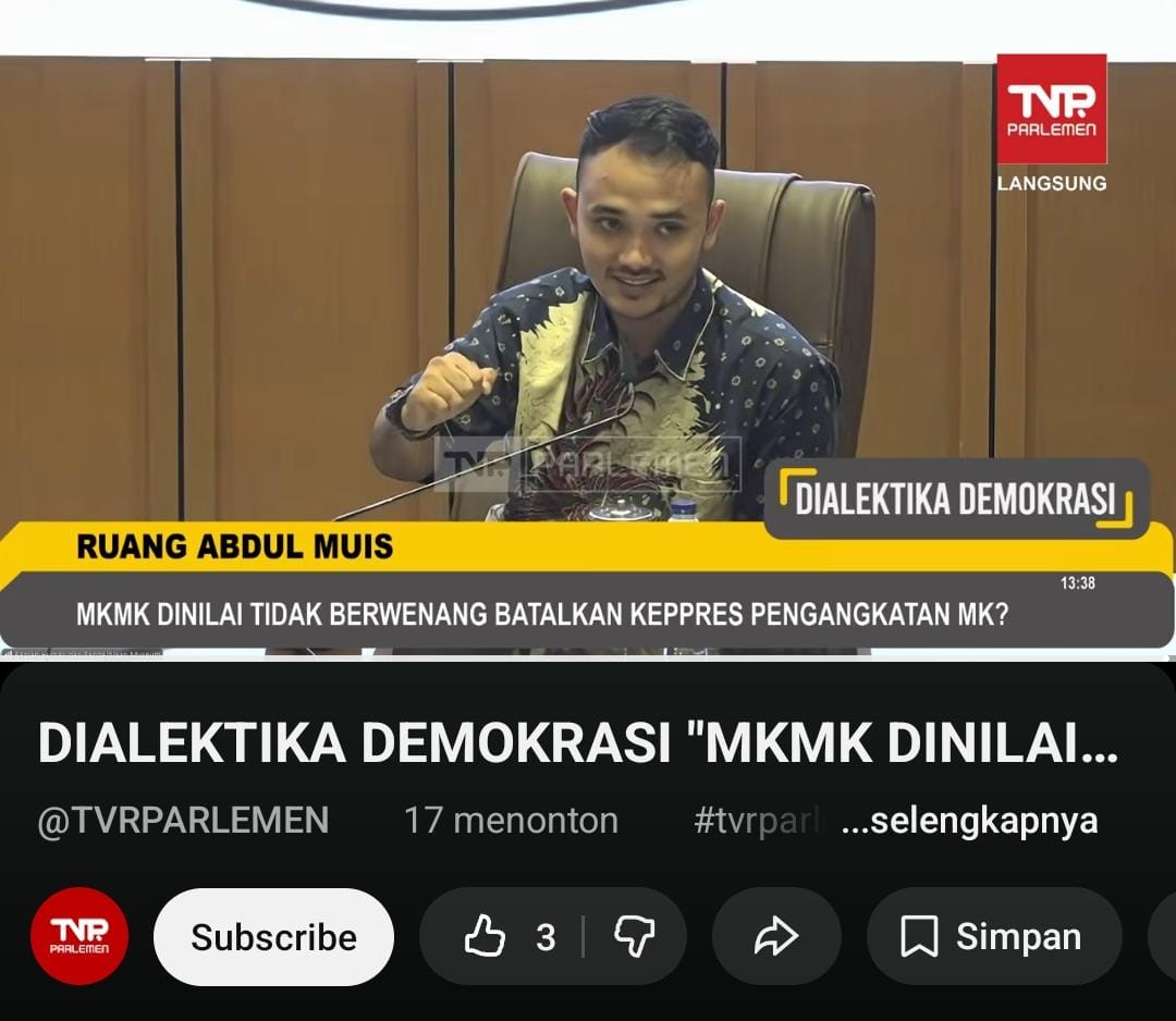 DPN PERMAHI: Pemilihan Hakim MK oleh DPR Memiliki Dasar Konstitusional dan Legalitas yang Jelas