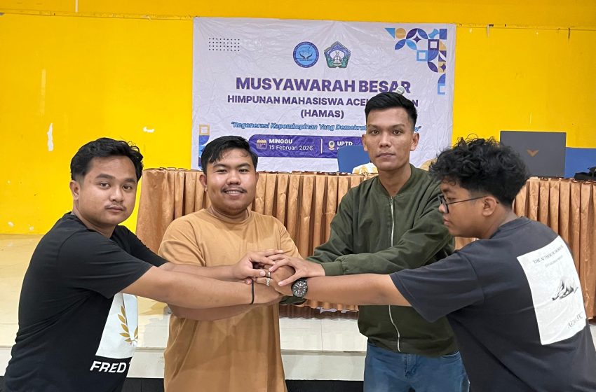  Fatan Sabilulhaq Terpilih Secara Aklamasi sebagai Ketua Umum Himpunan Mahasiswa Aceh Selatan Periode 2026–2028