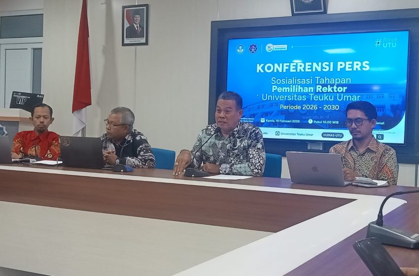  Resmi Diumumkan, Ini Jadwal Penjaringan Bakal Calon Rektor Universitas Teuku Umar Periode 2026–2030