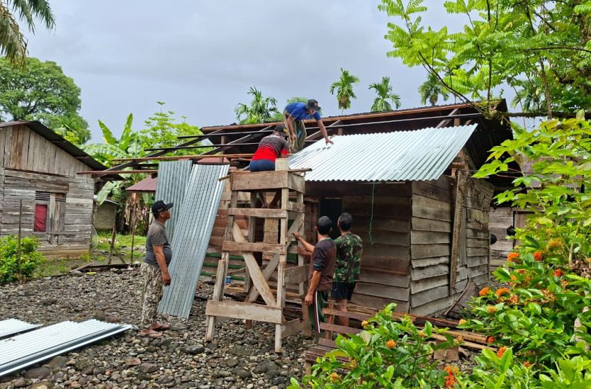  TMMD Bangun Rumah Layak Huni Demi Pemerataan Kesejahteraan Warga Nagan Raya