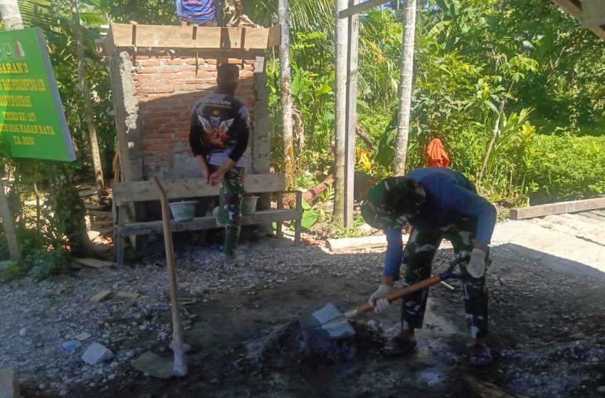  Infrastruktur Air Bersih Salah Satu Prioritas TMMD Ke-127 Kodim 0116 Nagan Raya