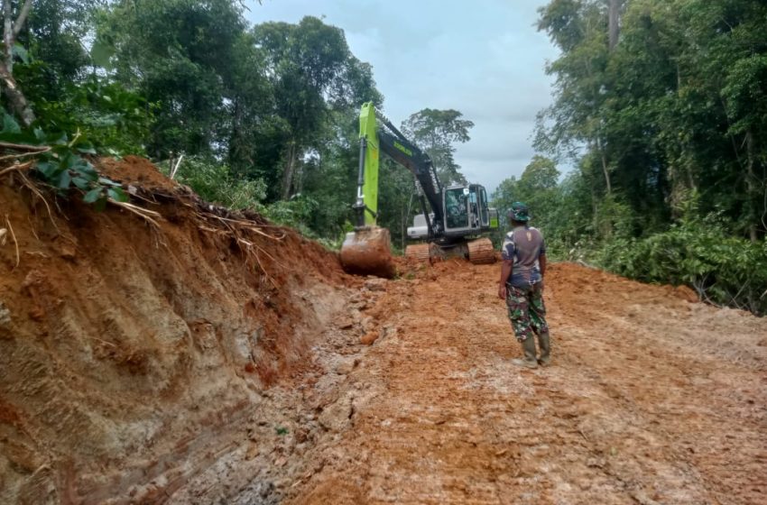  Bulan Ramadhan, Satgas TMMD ke 127 Kodim 0116 Nagan Raya Tetap Kerja Maksimal Bangun Desa