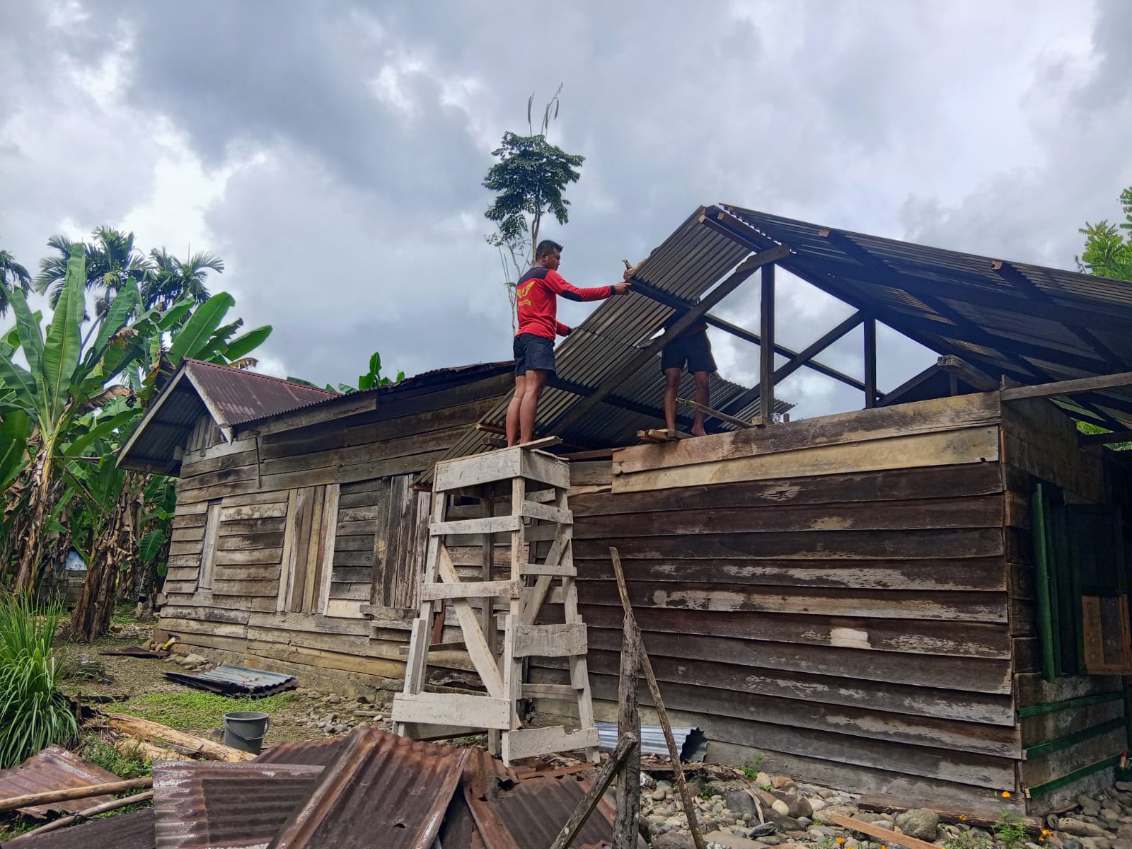 RTLH TMMD Ke-127 Kodim 0116 Nagan Raya Wujudkan Hunian Layak bagi Masyarakat Desa