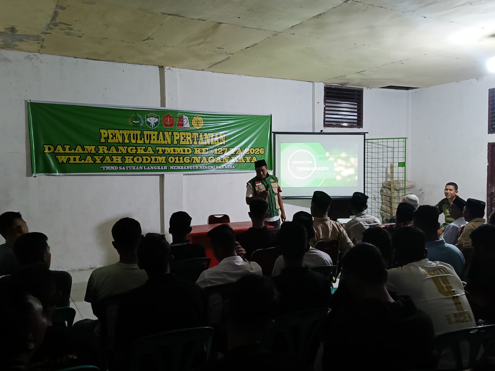 Satgas TMMD ke 127 Kodim 0116/Nagan Raya Gelar Sasaran Non Fisik Penyuluhan Pertanian