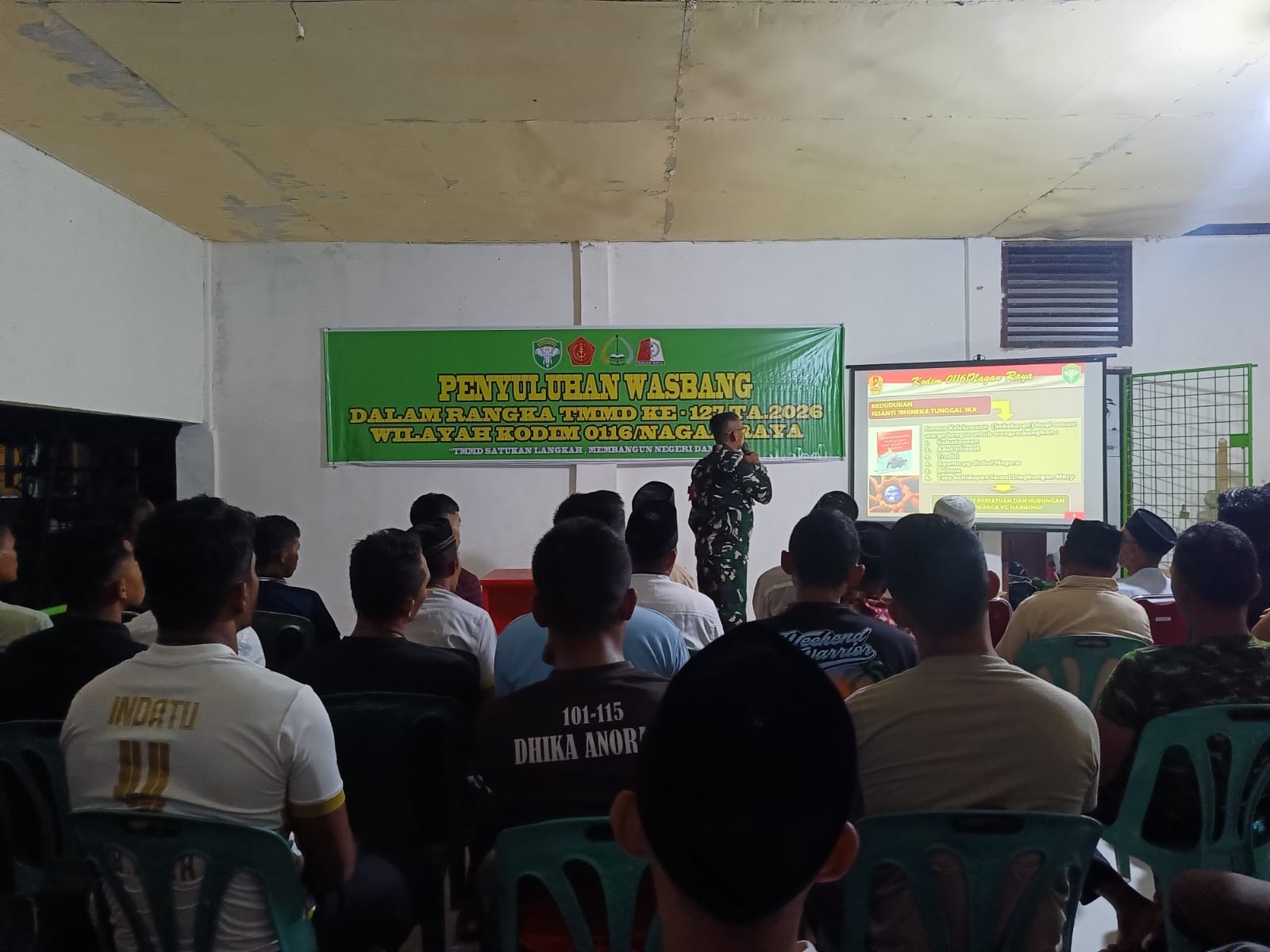 Satgas TMMD Kodim 0116/Nagan Raya Gelar Penyuluhan Wawasan Kebangsaan