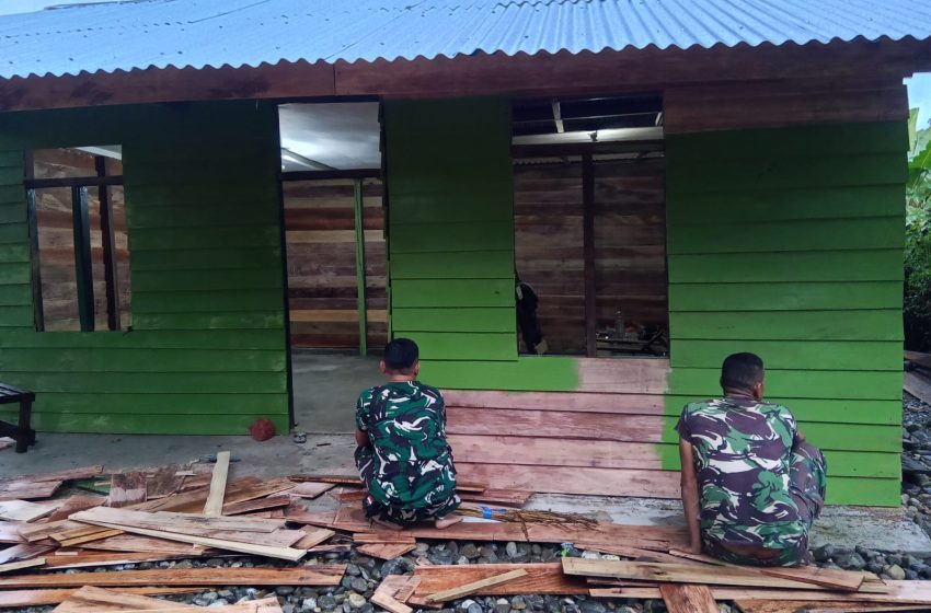  Satgas TMMD ke 127 Kodim 0116 Nagan Raya Terus Kejar Penyelesaian RTLH