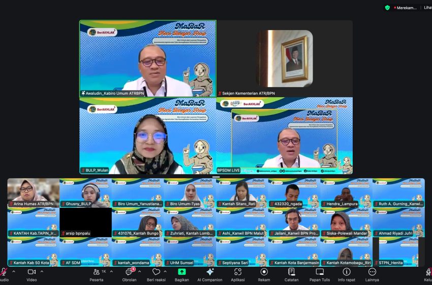  Sosialisasi Permen 2/2026 tentang Kearsipan, Sekjen ATR/BPN: Pengelolaan Arsip Penting bagi Pelayanan Pertanahan