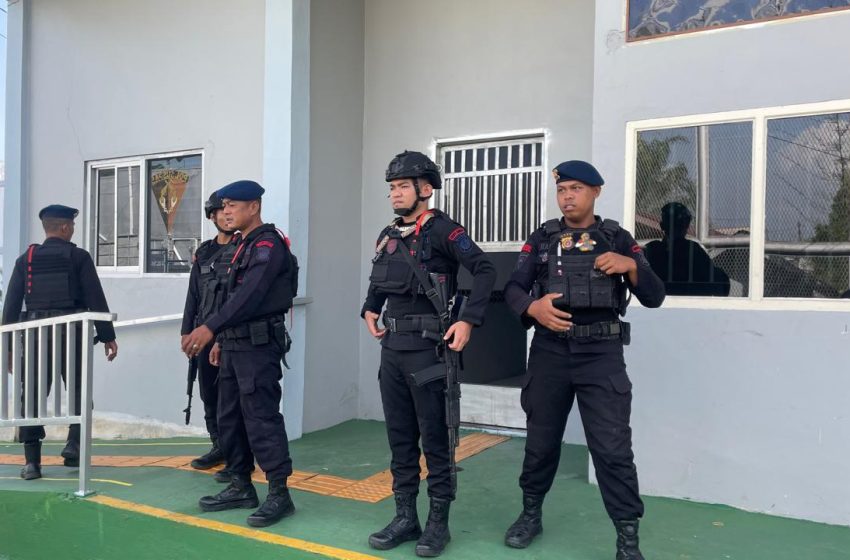  Antisipasi Gangguan Kamtibmas, Brimob Batalyon C Pelopor Patroli di Lapas Kelas IIB Meulaboh