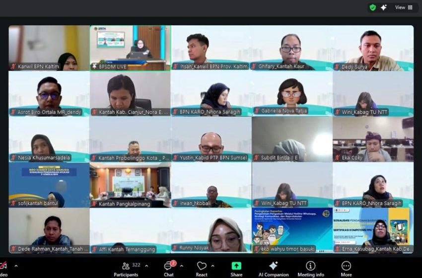  Sosialisasi Regulasi tentang Organisasi dan Tata Kerja, Sekjen ATR/BPN Tekankan Empat Pesan Strategis