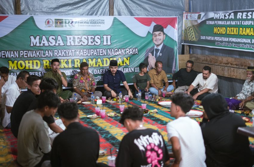  Ketua DPRK Nagan Raya Gelar Masa Reses Ke-2, Serap Aspirasi Masyarakat