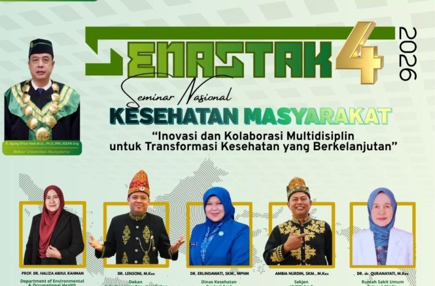  FIKES Universitas Abulyatama Gelar SENASTAKA IV 2026, Perkuat Kolaborasi Multidisiplin untuk Transformasi Kesehatan Berkelanjutan