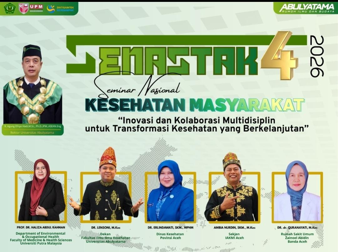 FIKES Universitas Abulyatama Gelar SENASTAKA IV 2026, Perkuat Kolaborasi Multidisiplin untuk Transformasi Kesehatan Berkelanjutan