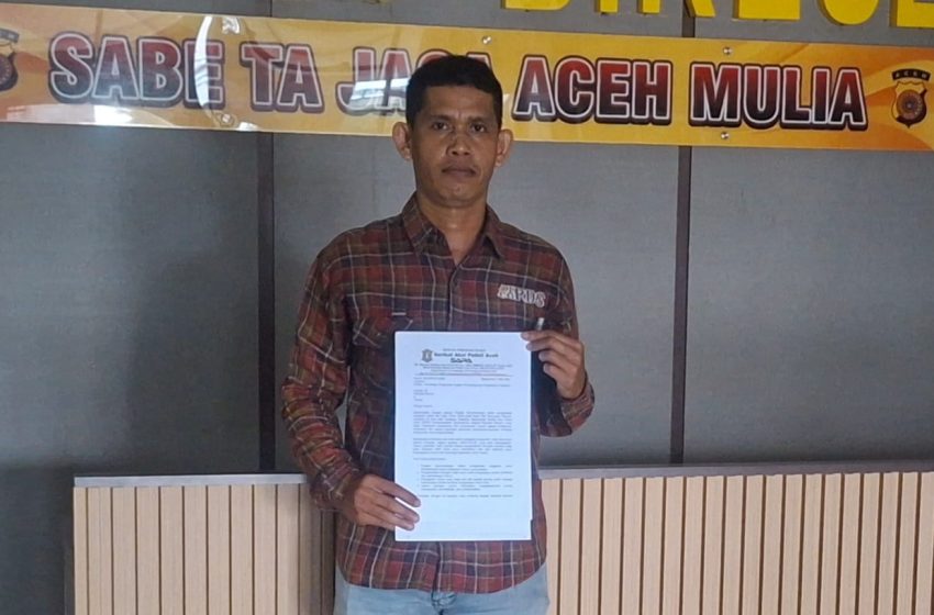  SAPA Layangkan Surat ke Polres Minta Usut Pengelolaan Zakat dan Infak di Baitul Mal Bireuen