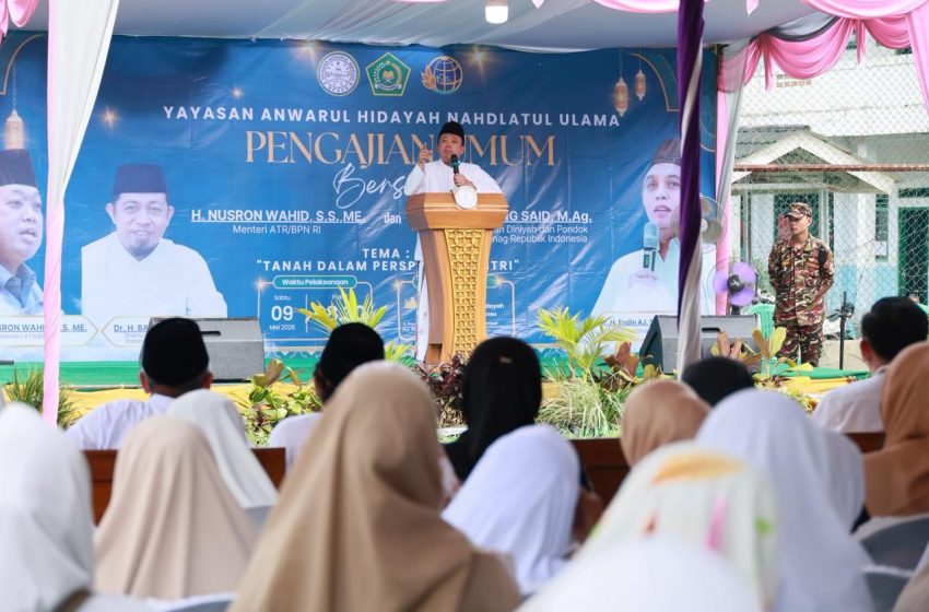 Bicara Soal Amanah Pimpinan dalam Pengajian di Pandeglang, Menteri Nusron: Permudah Rakyat