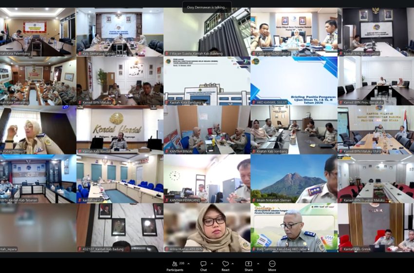 Bahas Transformasi Organisasi dan Tata Kerja, Kementerian ATR/BPN Rumuskan Cara Kerja Efektif Berbasis Kewilayahan