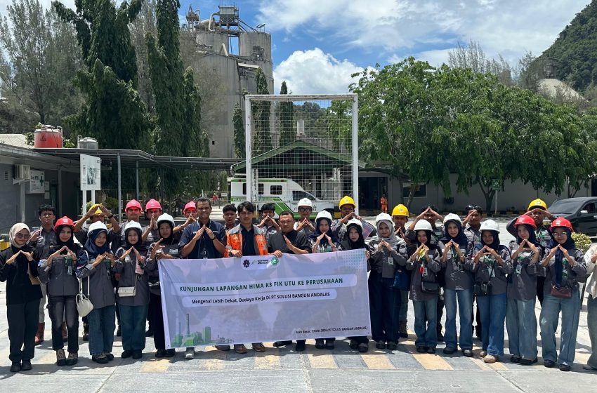  HIMA K3 FIK UTU Wujudkan Program Kunjungan Industri