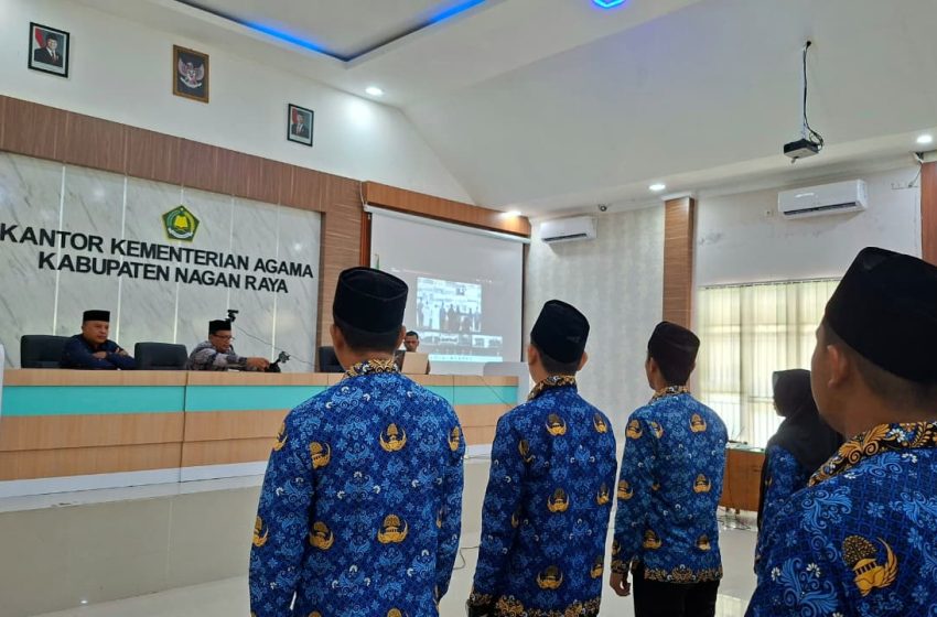  CPNS Kemenag Nagan Raya Dilantik, Terbanyak Guru