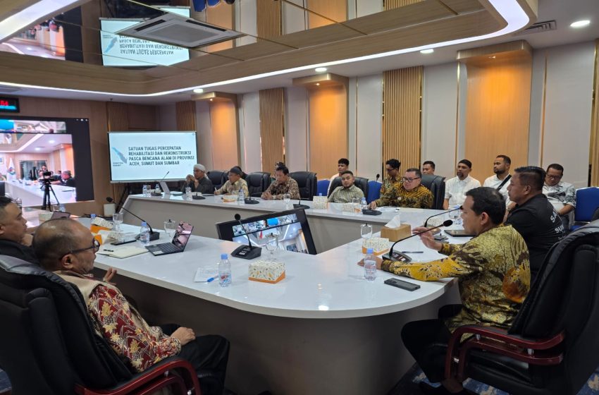  Ketua DPR Kabupaten Nagan Raya Mohd Rizki Ramadhan Kunker ke Satgas Bencana di Jakarta