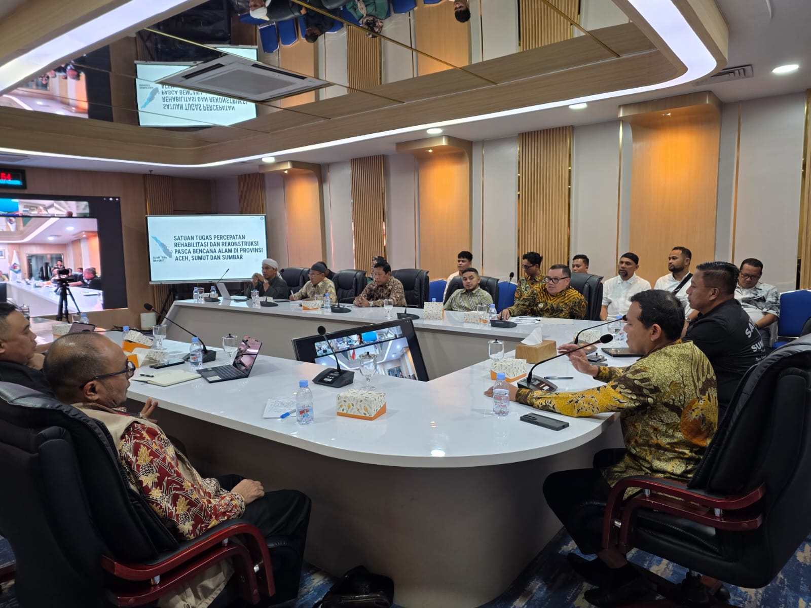 Ketua DPR Kabupaten Nagan Raya Mohd Rizki Ramadhan Kunker ke Satgas Bencana di Jakarta
