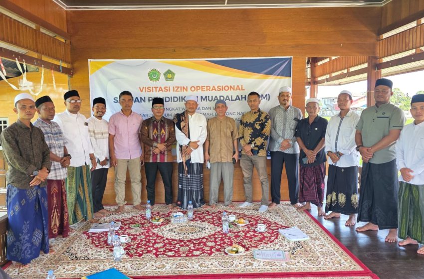  Kanwil Kemenag Aceh Lakukan Visitasi Usulan SPM ke Dayah Daarul Uluum Al Mukarramah Nagan Raya