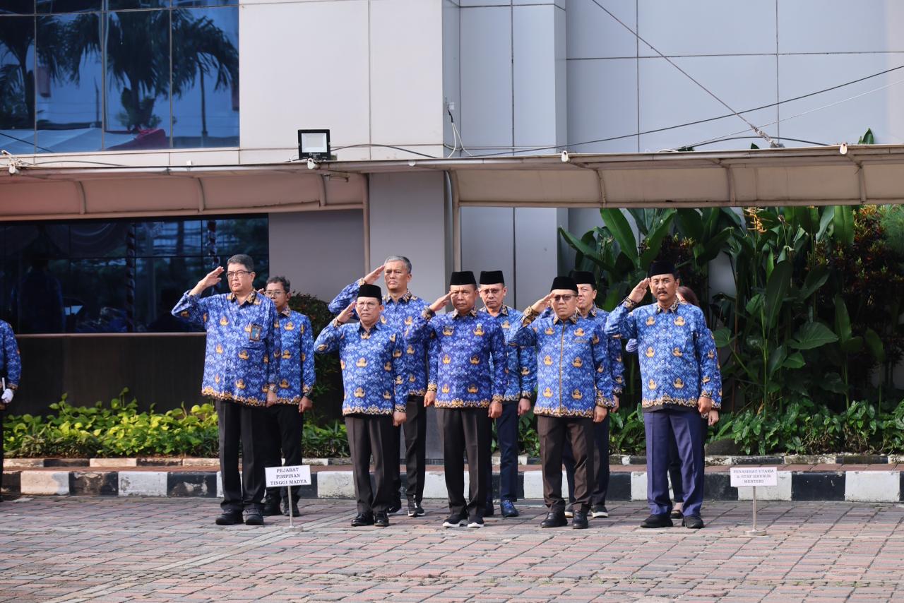 Jadi Simbol Nilai Luhur, Kementerian ATR/BPN Laksanakan Upacara Hari Lahir Pancasila