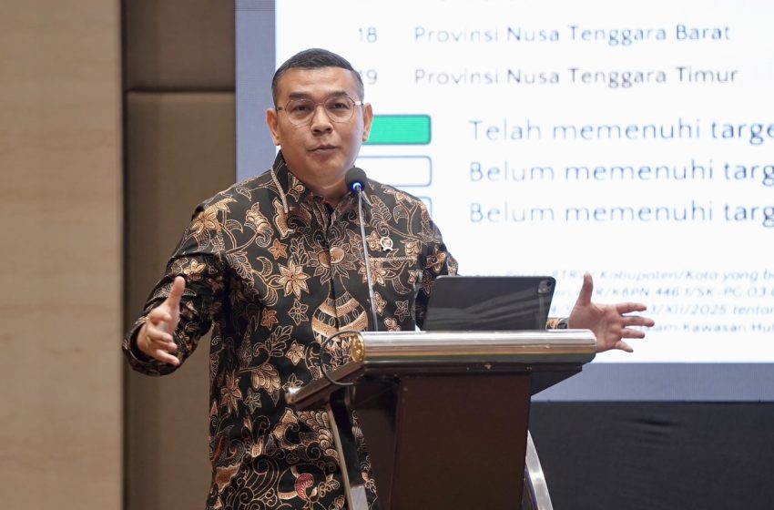  Wamen ATR/Waka BPN Tekankan Pentingnya Satu Data Sawah Nasional untuk Perkuat Perlindungan Lahan Pertanian