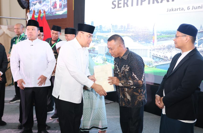  Meningkat 206%, Menteri Nusron Apresiasi Peran Nazir dalam Percepatan Sertipikasi Tanah Wakaf