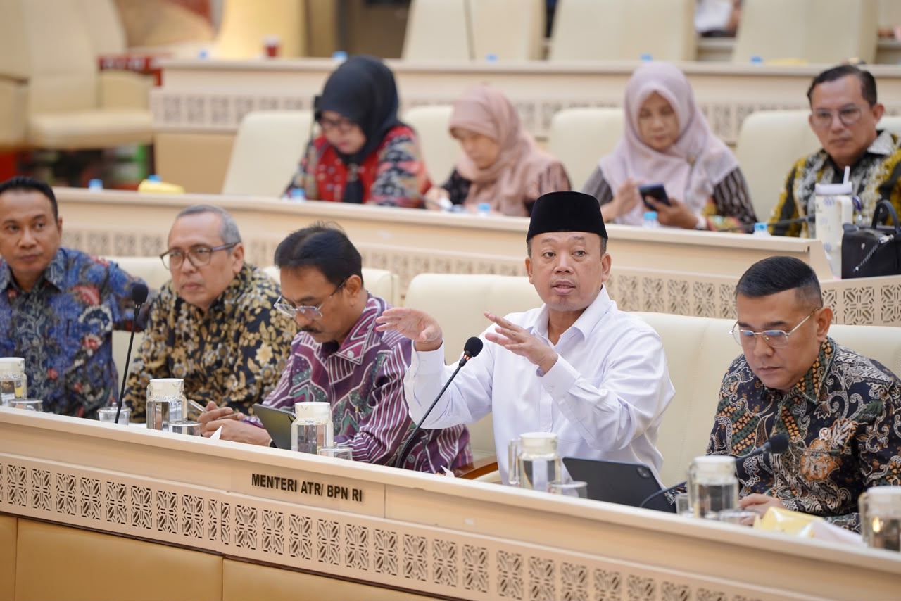 Bahas Rencana Kerja Tahun Anggaran 2027 dengan Komisi II DPR RI, Menteri Nusron Usulkan Pagu Anggaran Rp10 Triliun