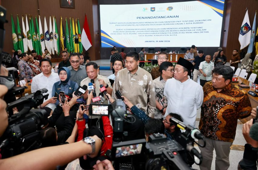  Menteri ATR/Kepala BPN dan Mendagri Keluarkan Surat Edaran, Integrasikan LP2B ke Dalam RTRW dan RDTR